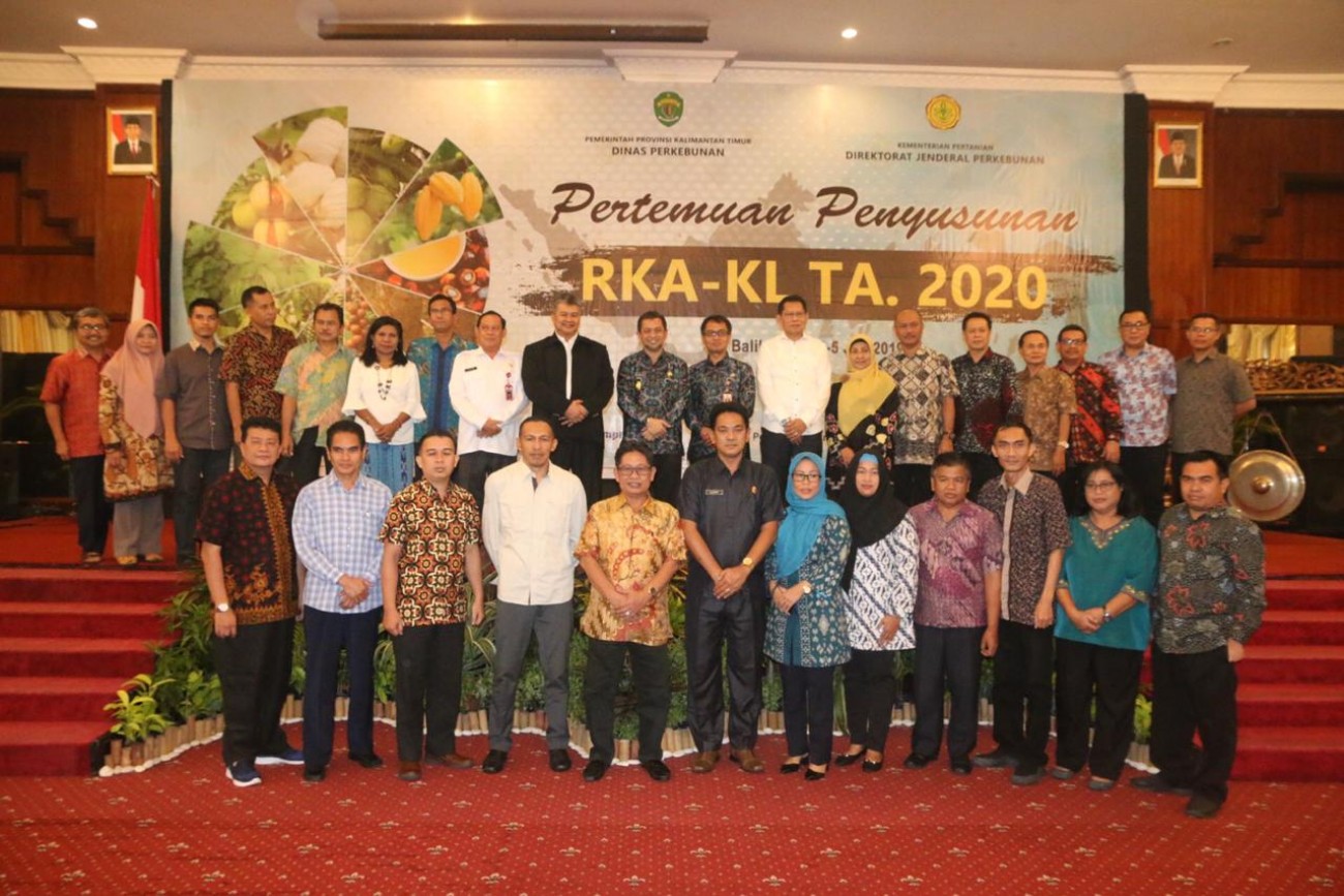 Penyusunan RKA-KL TA 2020 Ditjen Perkebunan, Wagub Meminta Maksimalkan Pengawasan di Bidang Perkebunan