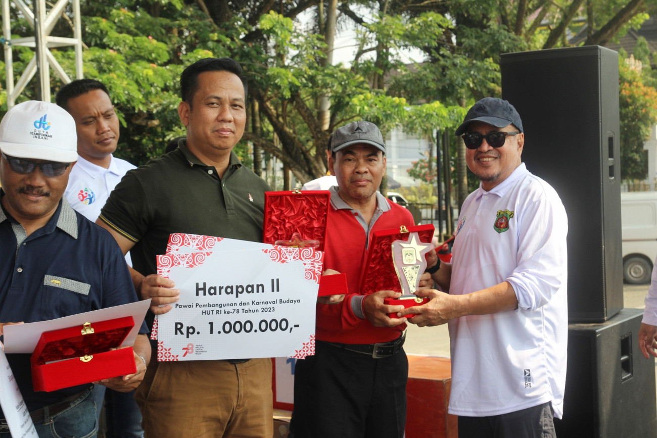 Disbun Juara Harapan II Pawai Pembangunan Tahun 2023