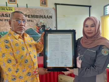 Petani Pekebun Paser Ikuti Sosialisasi dan Pembinaan Kelompok Tani Peduli Api (KTPA)